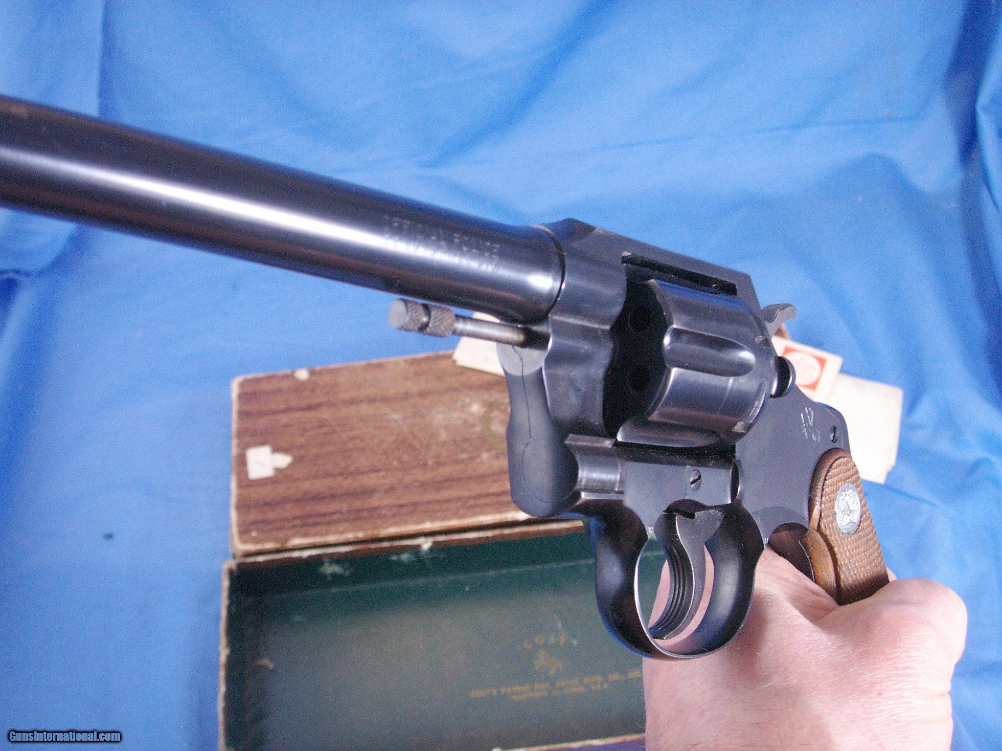 Colt Official Police Revolver 22 Lr 1962 2807