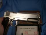 Colt Pre 70 Series 1911A1 Commercial Government Model Nickel 1965 - 9 of 15