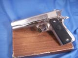 Colt Pre 70 Series 1911A1 Commercial Government Model Nickel 1965 - 5 of 15