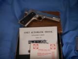 Colt Pre 70 Series 1911A1 Commercial Government Model Nickel 1965 - 7 of 15