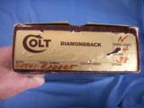 Colt Nickel Diamondback .38 X 4" MINT in Box - 14 of 15