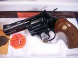 Colt Python Revolver 4" Blued Mint in Box - 2 of 14