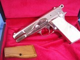 Browning Custom Nickel Hi-Power in Browning Case 1969 - 3 of 11