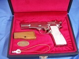 Browning Custom Nickel Hi-Power in Browning Case 1969 - 1 of 11