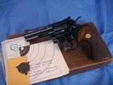 Colt Python 4" Barrel Mint Royal Blue 1969 - 2 of 15