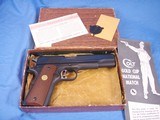 Colt Gold Cup National Match pre-70 series 1960 manufacture MINT! - 1 of 14