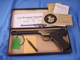 Colt 1st Series Woodsman Target Pistol w/box/papers/ screwdriver - 1 of 11