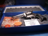 Colt Custom Shop SAA Revolver .38-40 4.75" Nickel NIB - 2 of 9