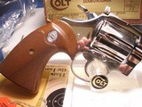 Colt Nickel Diamondback .38 Special/4" Barrel 1976 NIB MINT - 6 of 15