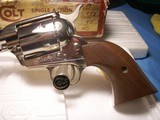 Colt 3rd Generation Single Action Army Revolver .45 LC/7.5" Barrel NIB (Nickel) - 6 of 10