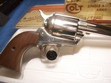 Colt 3rd Generation Single Action Army Revolver .45 LC/7.5" Barrel NIB (Nickel) - 3 of 10