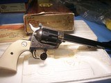 Colt New Frontier SAA Revolver .44 Special/7.5" Barrel Ivory Stocks NIB 1970 - 8 of 12