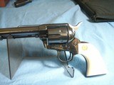 Colt 3rd Generation Single Action Army Revolver .45 LC w/12" Barrel Full Royal Blue/Colt Ivory Grips - 3 of 13