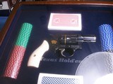 S&W Model 36-10 Texas Hold'em Edition with box/papers/case Gold Inlays - 2 of 15