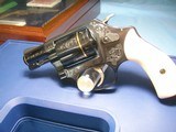 S&W Model 36-10 Texas Hold'em Edition with box/papers/case Gold Inlays - 8 of 15
