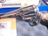 Colt 3rd Generation Nickel Single Action Army Revolver .38-40 X 5.5" Barrel NIB 1994 - 3 of 11