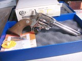 Colt 3rd Generation Nickel Single Action Army Revolver .38-40 X 5.5" Barrel NIB 1994 - 4 of 11