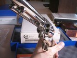 Colt 3rd Generation Nickel Single Action Army Revolver .38-40 X 5.5" Barrel NIB 1994 - 6 of 11