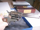 Colt 3rd Generation Nickel Single Action Army Revolver .38-40 X 5.5" Barrel NIB 1994 - 8 of 11