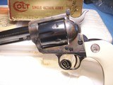 Colt New Frontier Single Action Revolver .44 Special 7.5" Barrel and Factory Ivory Grips - 3 of 12