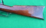 WINCHESTER MODEL 1873 RIFLE - FIVE SPECIAL ORDER FEATURES - RARE 62B SIGHT!! - 1 of 12