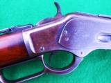 WINCHESTER MODEL 1873 RIFLE - FIVE SPECIAL ORDER FEATURES - RARE 62B SIGHT!! - 10 of 12