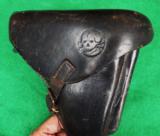 LUGER
RIG = RARE AUTHENTIC DEATH'S HEAD HOLSTER AND COLLECTOR GRADE
BYF 1941 BLACK WIDOW LUGER - 9 of 12