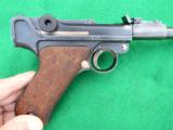 LUGER ARTLLERY DWM COMMERCIAL - GREAT HIGH CONDITION SHOOTER WITHLEATHER AND SHOULDER BOARD STOCK - 12 of 12