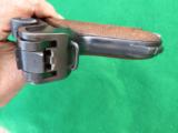 LUGER ARTLLERY DWM COMMERCIAL - GREAT HIGH CONDITION SHOOTER WITHLEATHER AND SHOULDER BOARD STOCK - 5 of 12