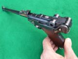 LUGER ARTLLERY DWM COMMERCIAL - GREAT HIGH CONDITION SHOOTER WITHLEATHER AND SHOULDER BOARD STOCK - 3 of 12