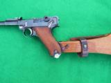 LUGER ARTILLERY COMMERCIAL - CLEAN SHOOTER
W/leather & shoulder board stock - 10 of 12
