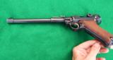 LUGER ARTILLERY COMMERCIAL - CLEAN SHOOTER
W/leather & shoulder board stock - 11 of 12