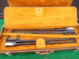 VALMET DOUBLE RIFLE HUNTERS TRAVEL SET WITH TWO BARRELS –
ONE 30-06 X 30-06
AND ONE 300 H&H MAGNUM X 300 H&H MAGNUM
- 6 of 7