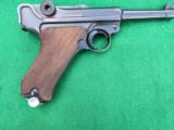 MAUSER WWII LUGER – 42 CODE IN COLLECTOR GRADE WITH LEATHER - 2 of 9