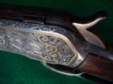 WINCHESTER 1886
EARLY
.50 EXPRESS GOLD INLAID ENGRAVED – EXQUISITE RESTORATION -
MUST SEE!
- 8 of 15