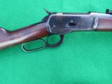WINCHESTER 1892 SADDLE RING CARBINE25-20 in exceptionally nice original condition.- 1 of 9