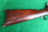 WINCHESTER MODEL 1873 RIFLE – 38-40 – clean all original – FLM CB TANG SIGHT – REASONABLE- 6 of 10