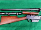 REMINGTON MODEL 8 IN ORIGINAL HIGH CONDITION IN 25 CAL WITH RARE CLAW MOUNT SCOPE - 10 of 12