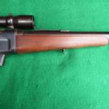 REMINGTON MODEL 8 IN ORIGINAL HIGH CONDITION IN 25 CAL WITH RARE CLAW MOUNT SCOPE - 2 of 12