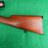 REMINGTON MODEL 8 IN ORIGINAL HIGH CONDITION IN 25 CAL WITH RARE CLAW MOUNT SCOPE - 8 of 12