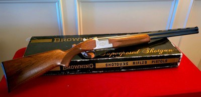 Browning B27 Superposed Liège Deluxe 12ga – As New in Original Box – Belgian FN - Image 1 of 15