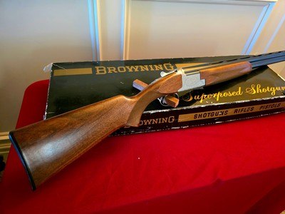 Browning B27 Superposed Liège Deluxe 12ga – As New in Original Box – Belgian FN - Image 14 of 15