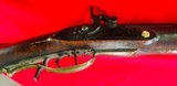 JCSH GOLCHER CAP AND BALL RIFLE. Rare 60 caliber, set trigger, custom sight adjustment custom brass work - Image 10 of 15