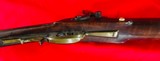 JCSH GOLCHER CAP AND BALL RIFLE. Rare 60 caliber, set trigger, custom sight adjustment custom brass work - Image 9 of 15