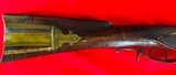 JCSH GOLCHER CAP AND BALL RIFLE. Rare 60 caliber, set trigger, custom sight adjustment custom brass work - Image 11 of 15