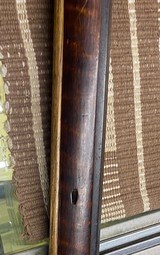 JCSH GOLCHER CAP AND BALL RIFLE. Rare 60 caliber, set trigger, custom sight adjustment custom brass work - Image 15 of 15