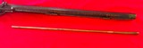 JCSH GOLCHER CAP AND BALL RIFLE. Rare 60 caliber, set trigger, custom sight adjustment custom brass work - Image 5 of 15