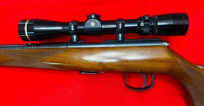 Anschutz 22 rifle with Leupold vx3 2.5 x 8 scope with nice wood and in great shape - Image 4 of 8