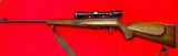 Anschutz 22 rifle with Leupold vx3 2.5 x 8 scope with nice wood and in great shape - Image 1 of 8