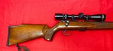 Anschutz 22 rifle with Leupold vx3 2.5 x 8 scope with nice wood and in great shape - Image 8 of 8